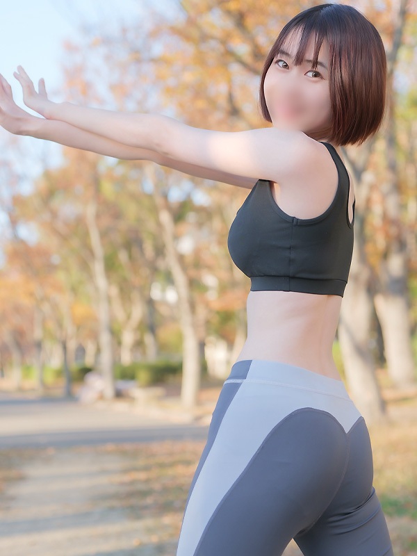 まや｜京橋 密着性感ストレッチ＆イメヘル【KUNKA KUNKA  クンカクンカ京橋】〜 新感覚の健康×密着性感フィットネス風俗＆イメヘル｜エロさわやかなスポコスGALのフェロモン全開＆密着レッスン！したたる汗とエッチな匂いで、ギンギンに膨らんだアナタを逆視姦しちゃいます♪〜ホテルヘルス＆デリヘル（京橋 待ち合わせ） 店舗型風俗店 大阪